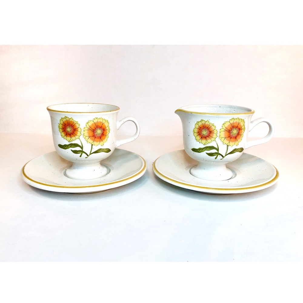 Vintage Ceramate by Ranmaru Japan Tea Sets of 4